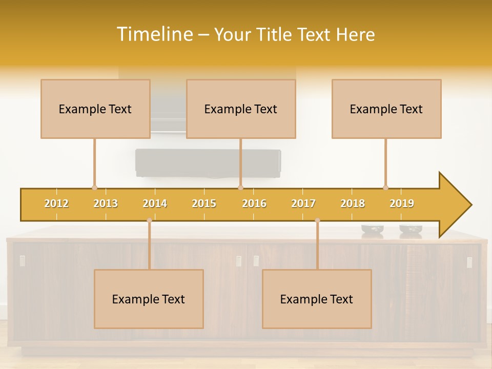 Buffet Television Horizontal PowerPoint Template