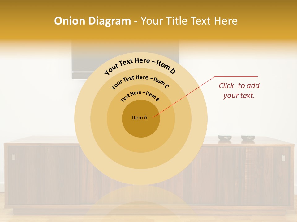 Buffet Television Horizontal PowerPoint Template