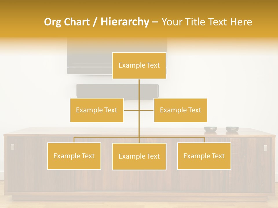 Buffet Television Horizontal PowerPoint Template