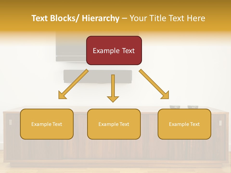 Buffet Television Horizontal PowerPoint Template