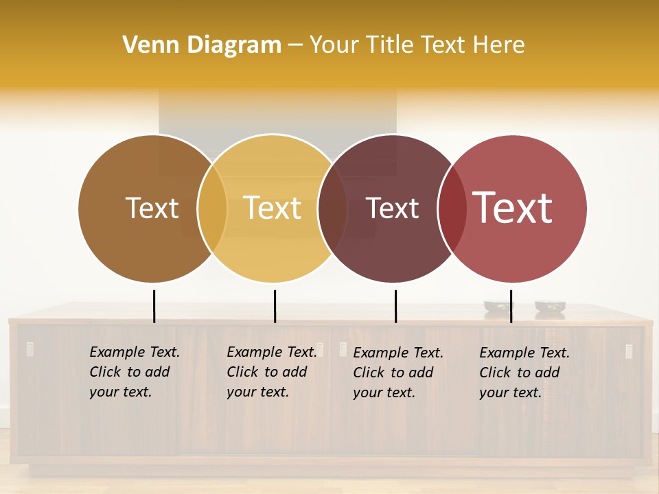 Buffet Television Horizontal PowerPoint Template