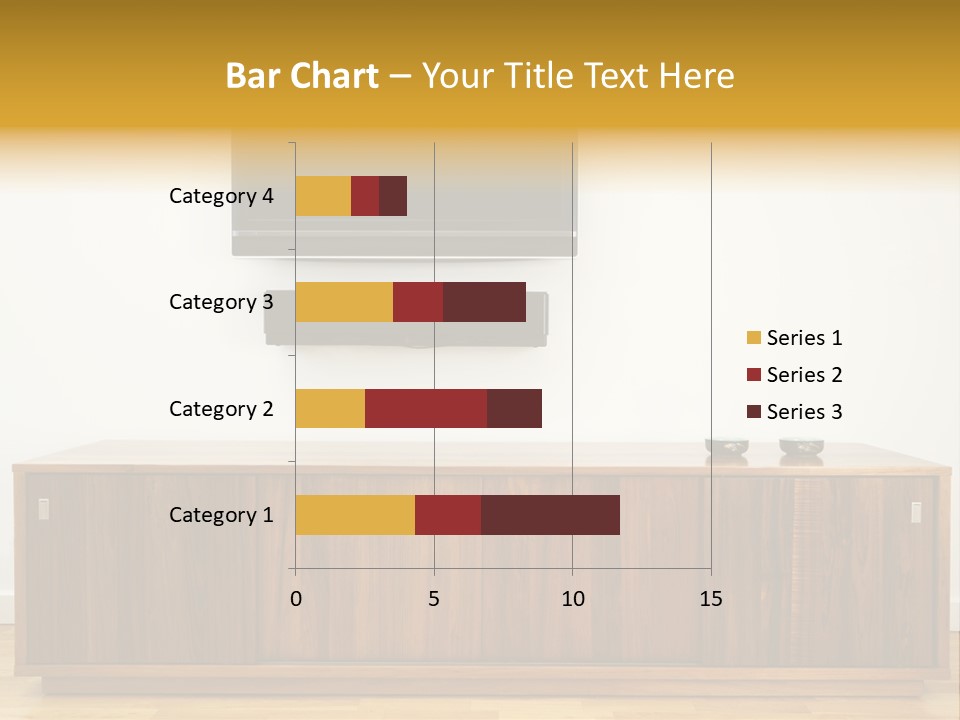 Buffet Television Horizontal PowerPoint Template