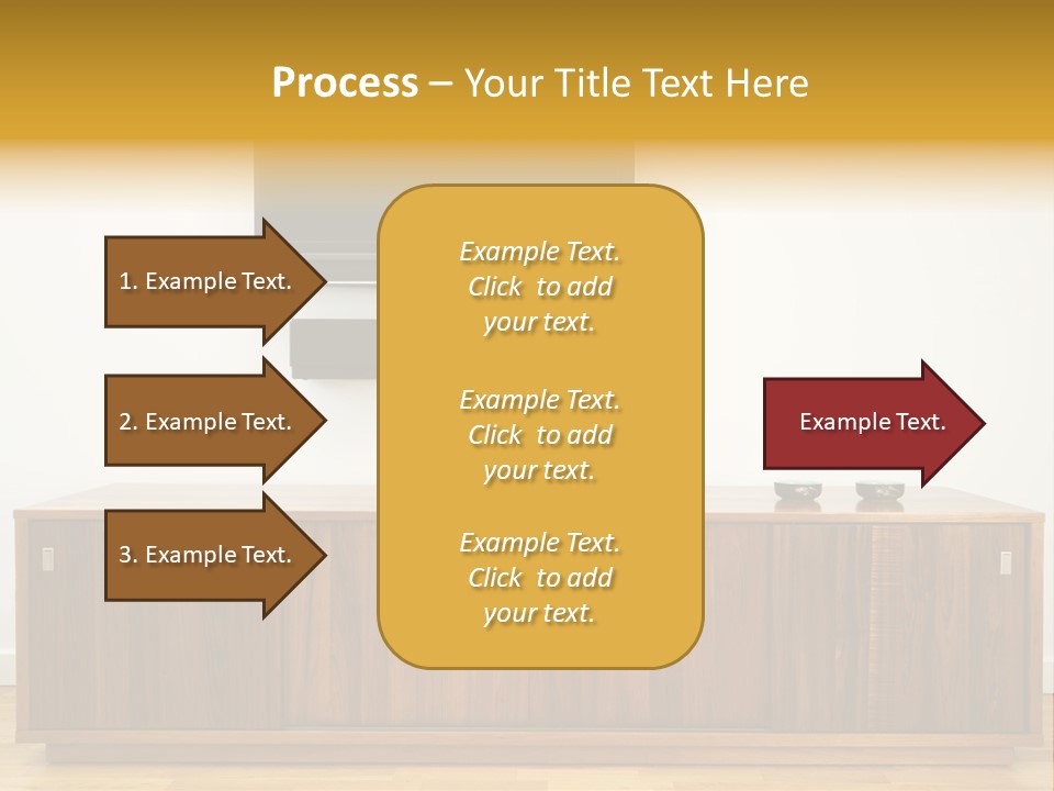 Buffet Television Horizontal PowerPoint Template