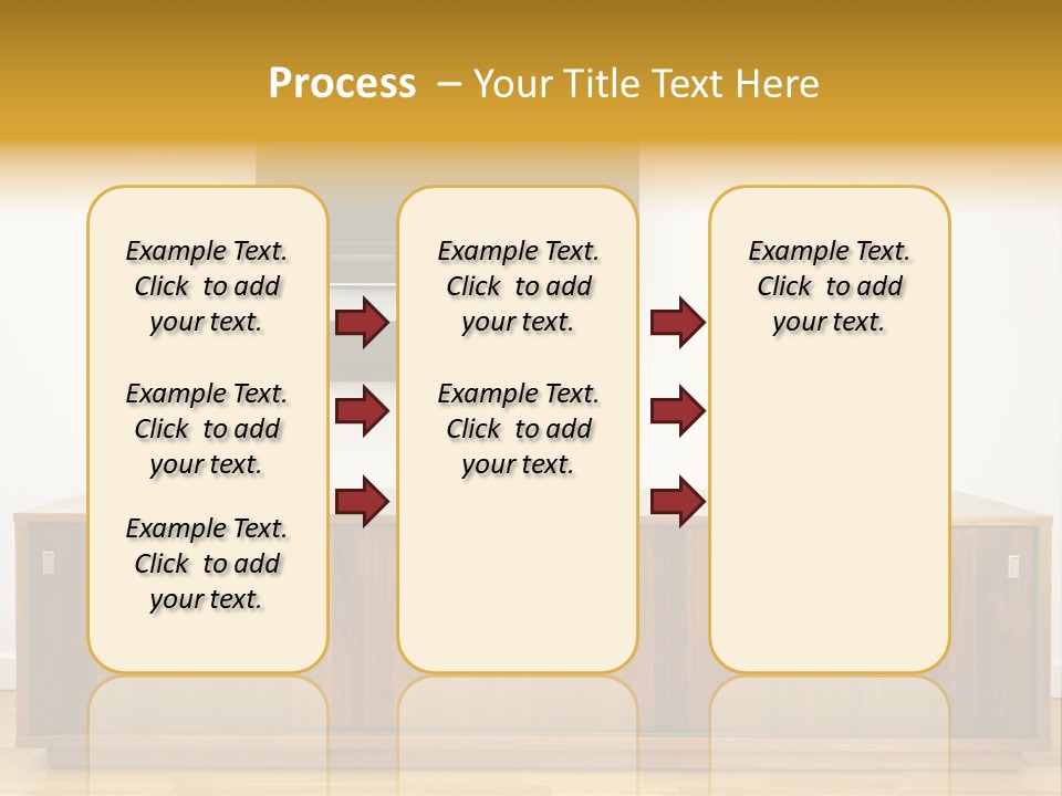 Buffet Television Horizontal PowerPoint Template
