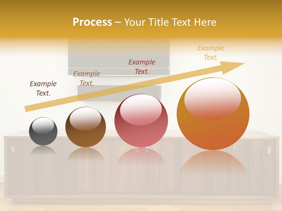 Buffet Television Horizontal PowerPoint Template