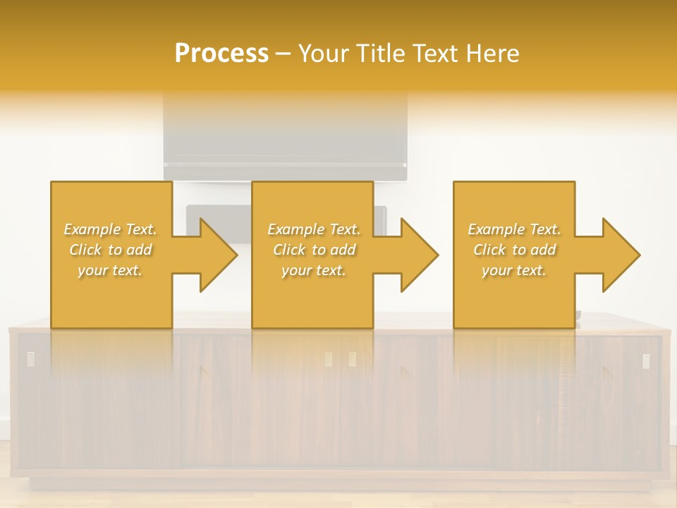 Buffet Television Horizontal PowerPoint Template