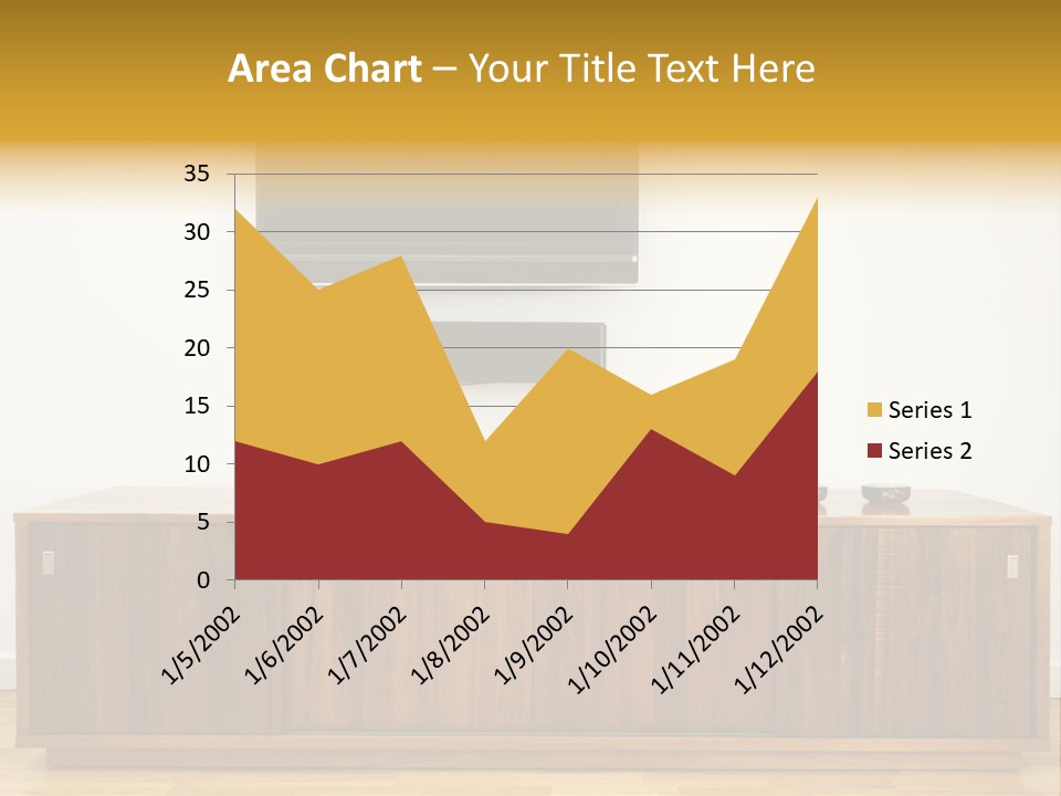 Buffet Television Horizontal PowerPoint Template