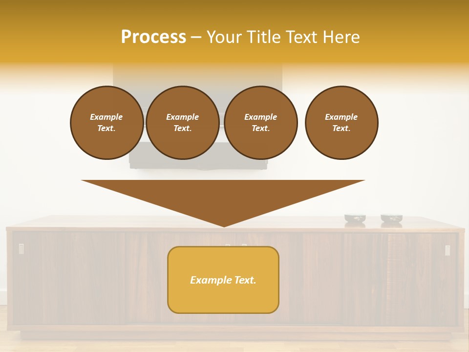 Buffet Television Horizontal PowerPoint Template