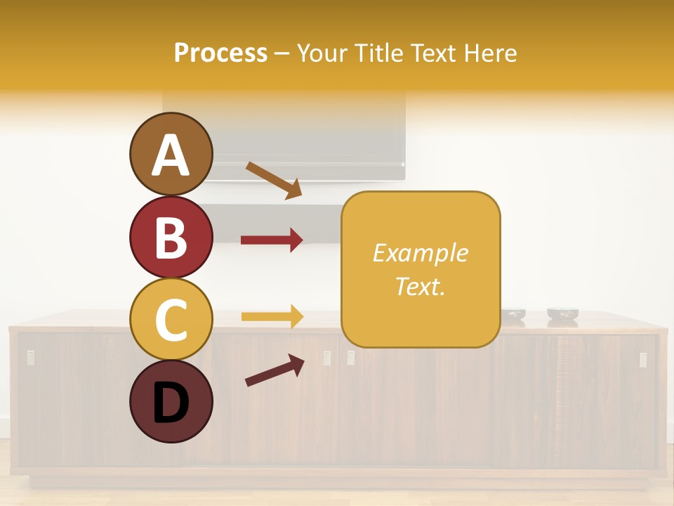 Buffet Television Horizontal PowerPoint Template