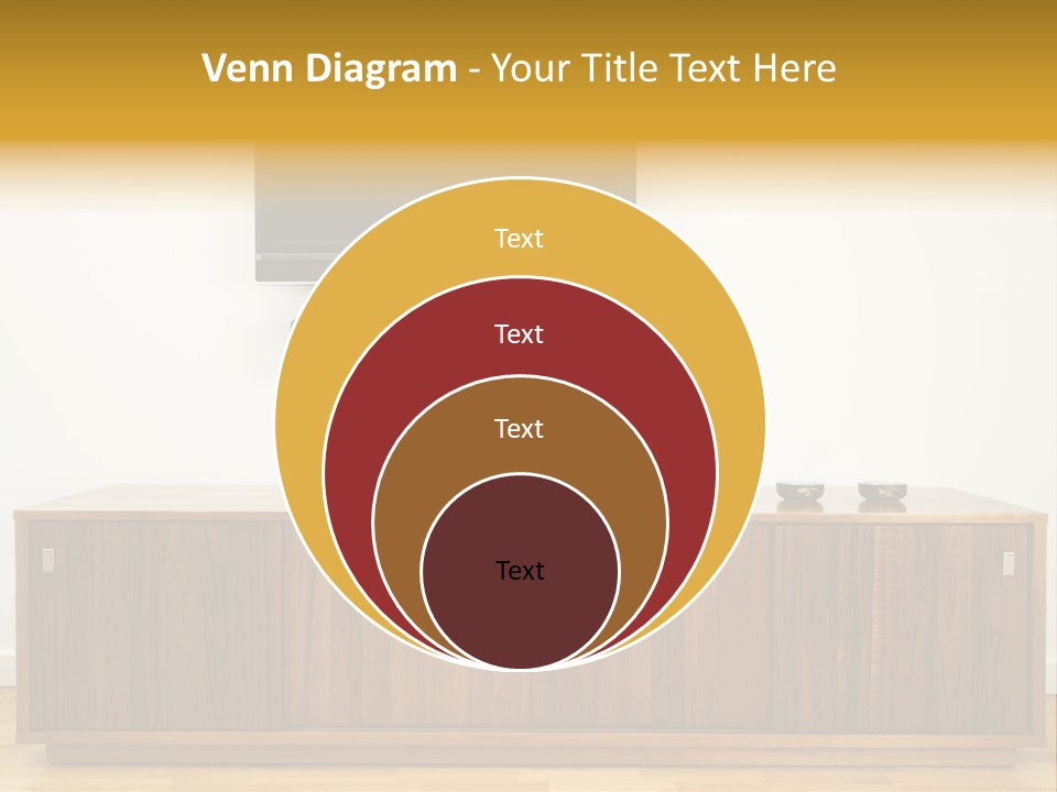 Buffet Television Horizontal PowerPoint Template