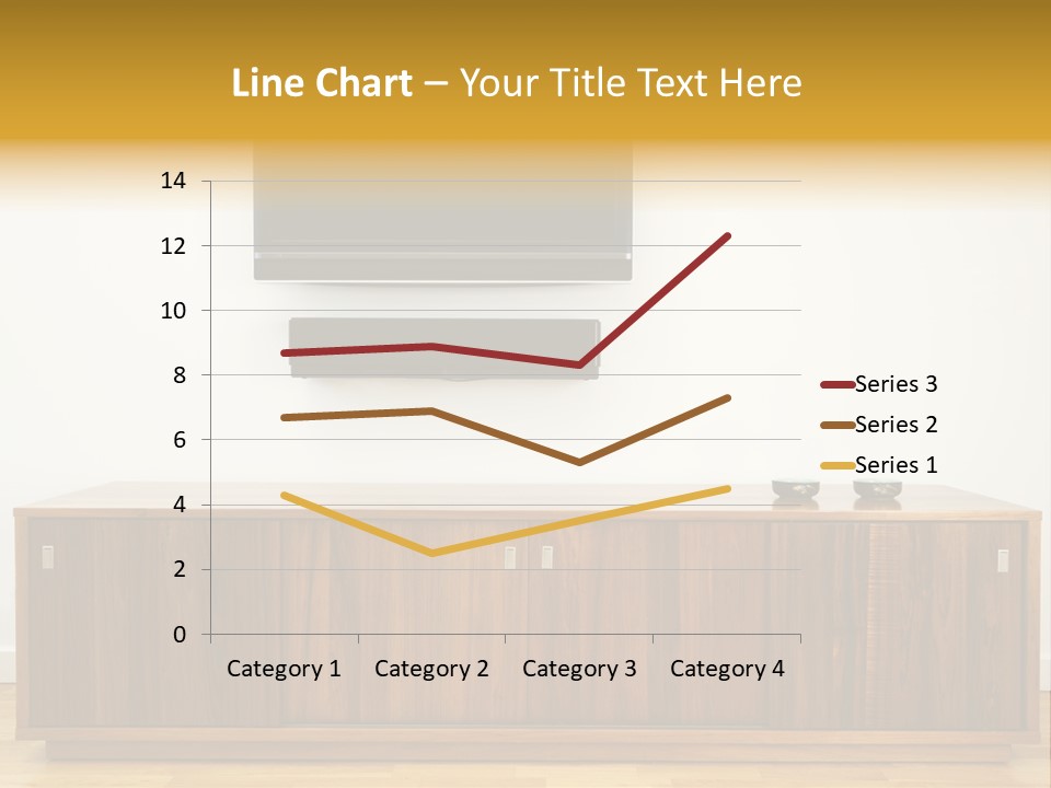 Buffet Television Horizontal PowerPoint Template