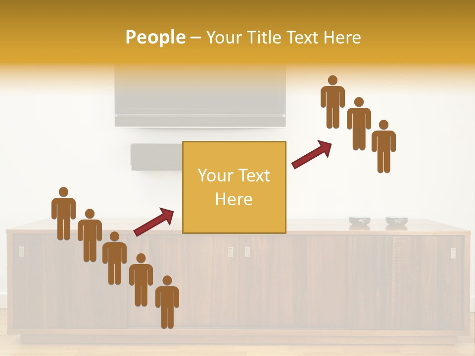 Buffet Television Horizontal PowerPoint Template