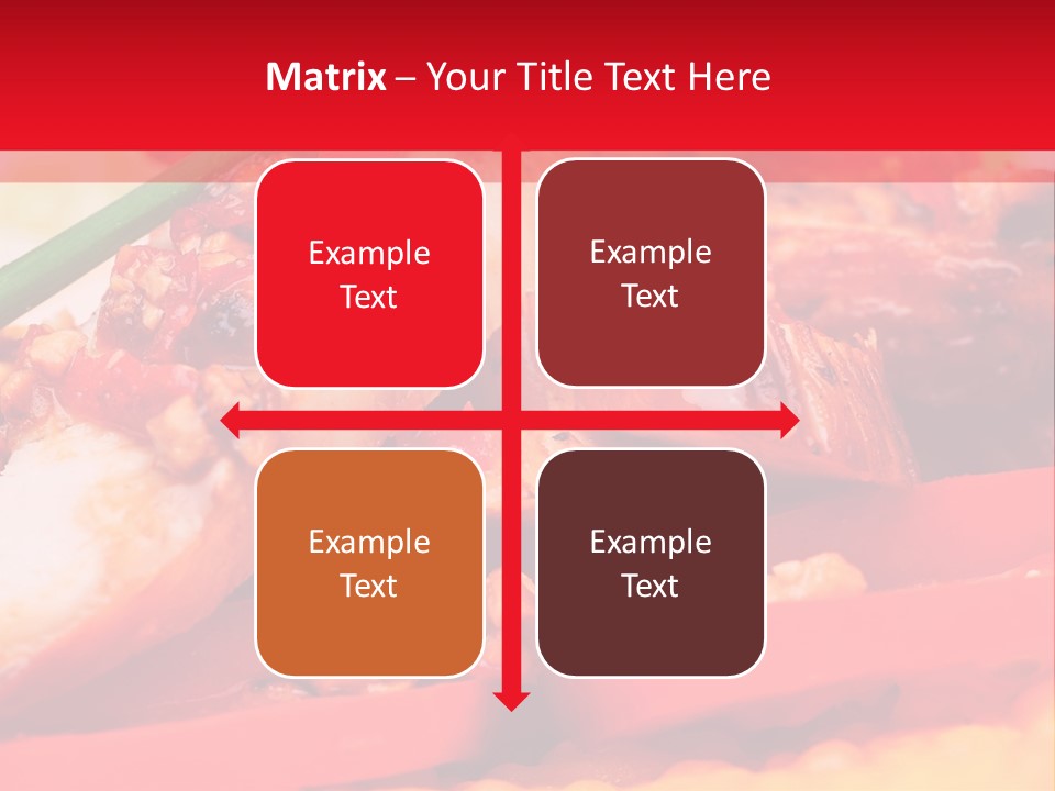 Plate Healthy Delicious PowerPoint Template