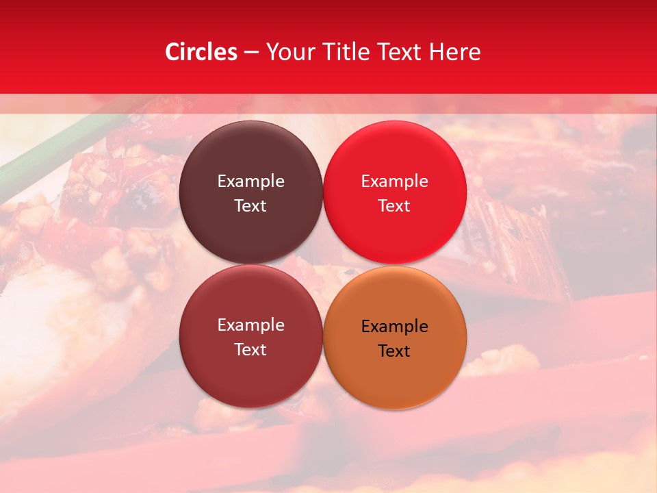Plate Healthy Delicious PowerPoint Template