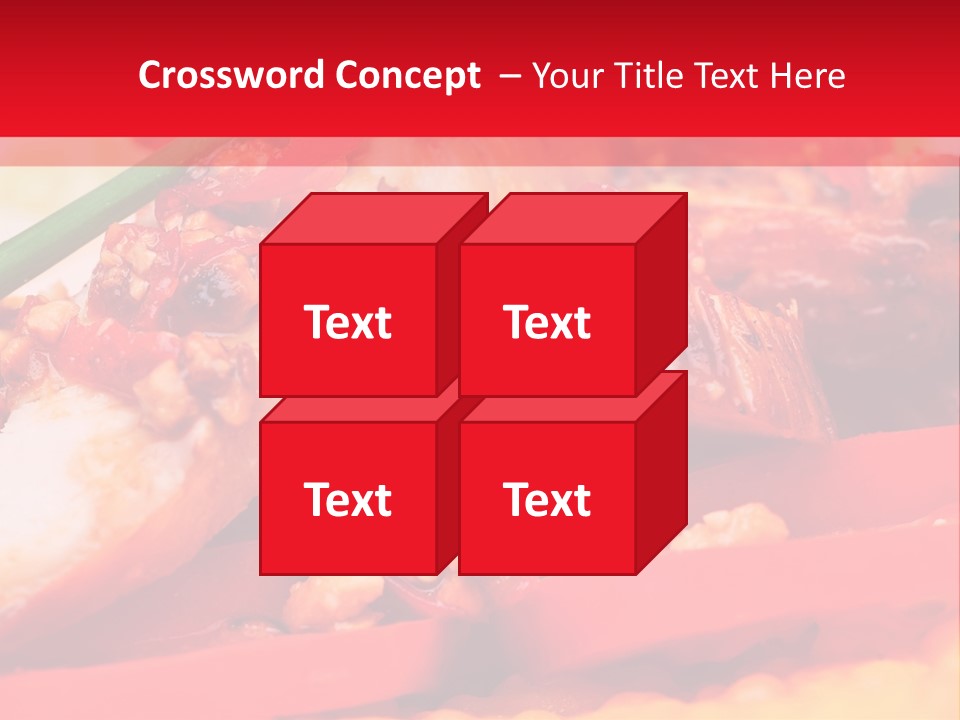 Plate Healthy Delicious PowerPoint Template