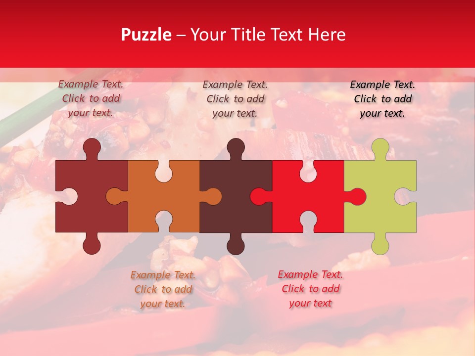 Plate Healthy Delicious PowerPoint Template