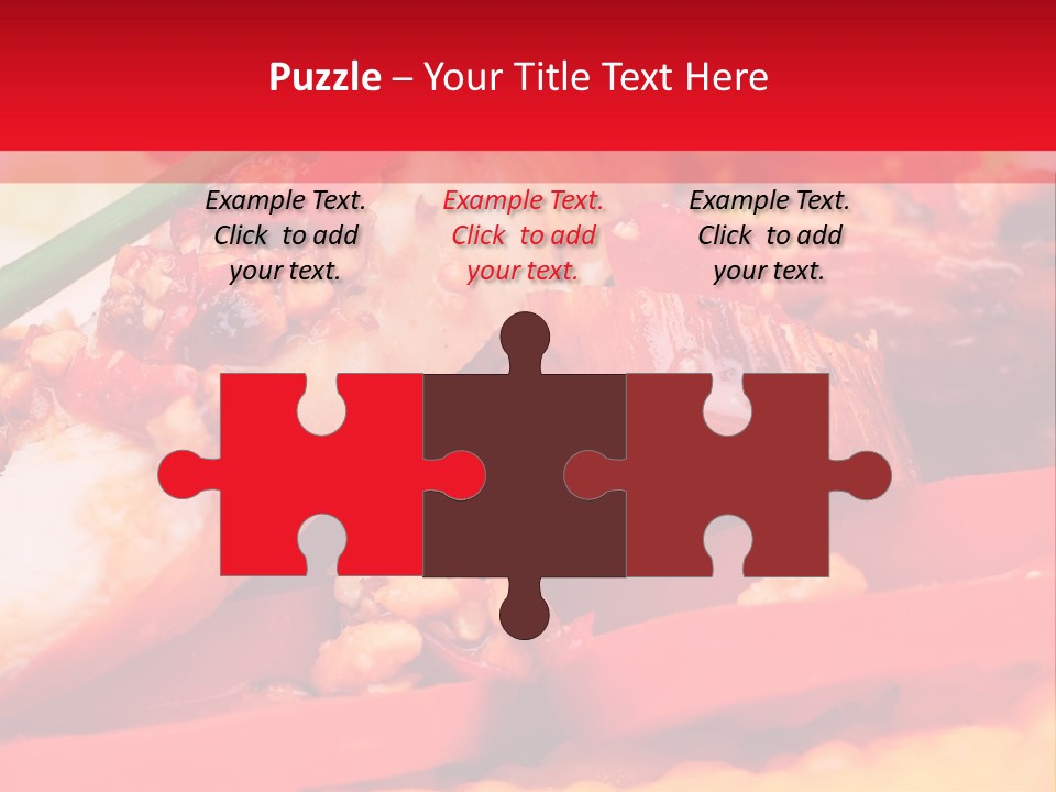 Plate Healthy Delicious PowerPoint Template