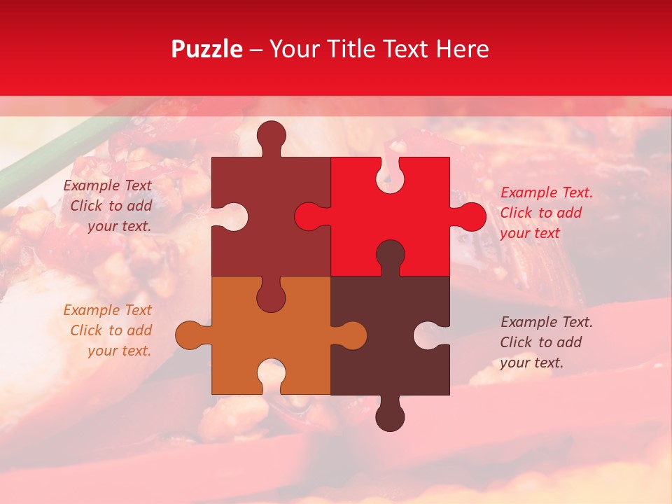 Plate Healthy Delicious PowerPoint Template