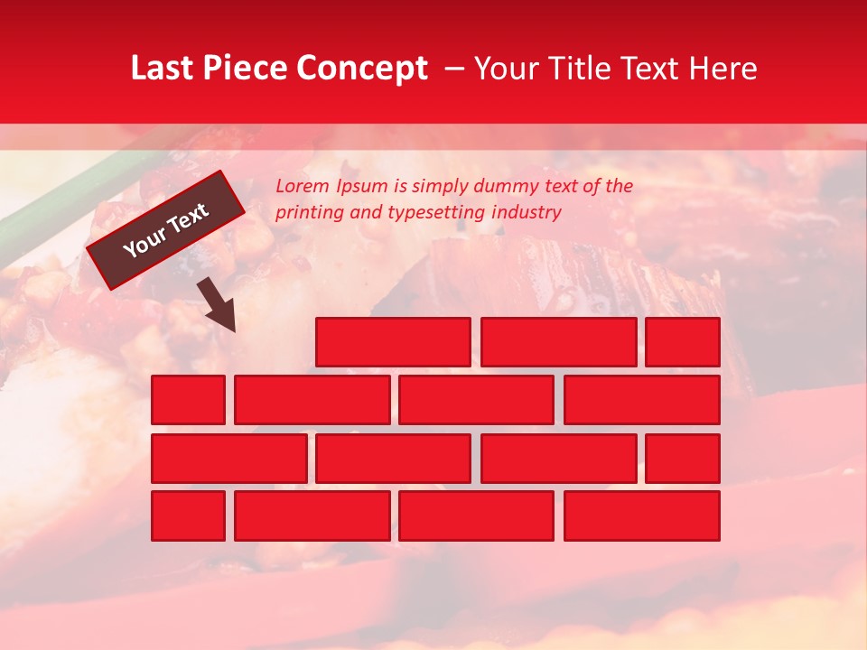 Plate Healthy Delicious PowerPoint Template