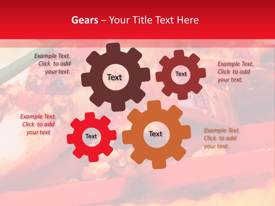 Plate Healthy Delicious PowerPoint Template