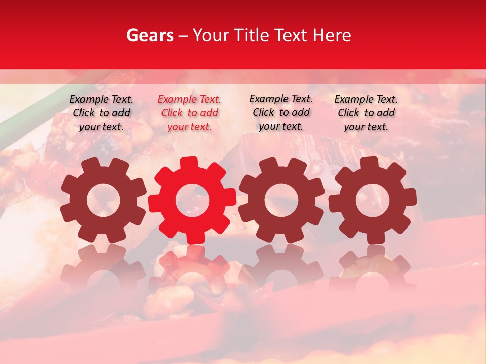 Plate Healthy Delicious PowerPoint Template