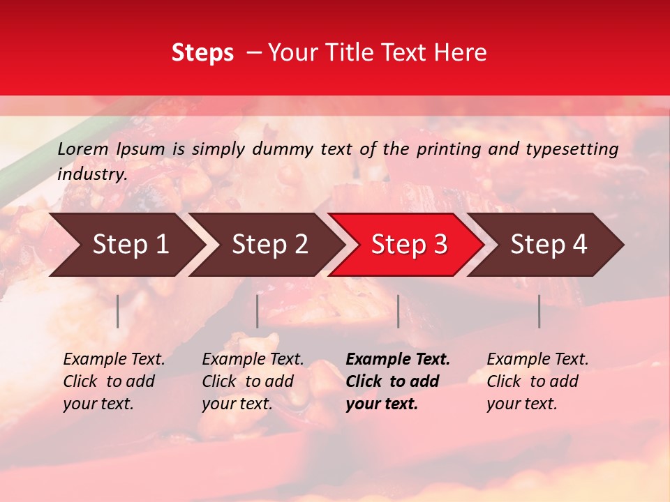 Plate Healthy Delicious PowerPoint Template