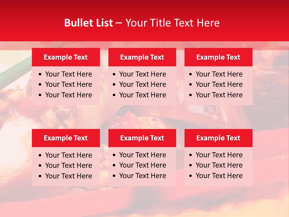 Plate Healthy Delicious PowerPoint Template