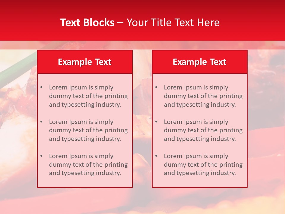 Plate Healthy Delicious PowerPoint Template