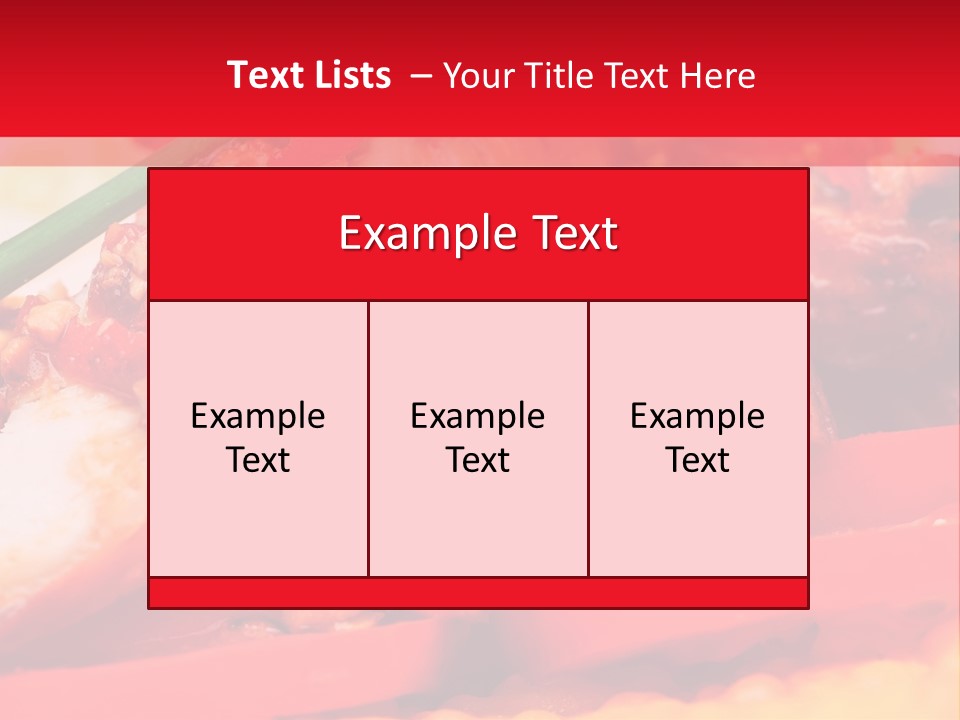 Plate Healthy Delicious PowerPoint Template