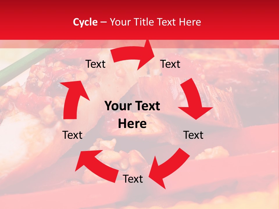 Plate Healthy Delicious PowerPoint Template