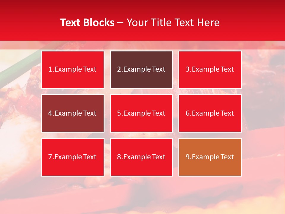 Plate Healthy Delicious PowerPoint Template