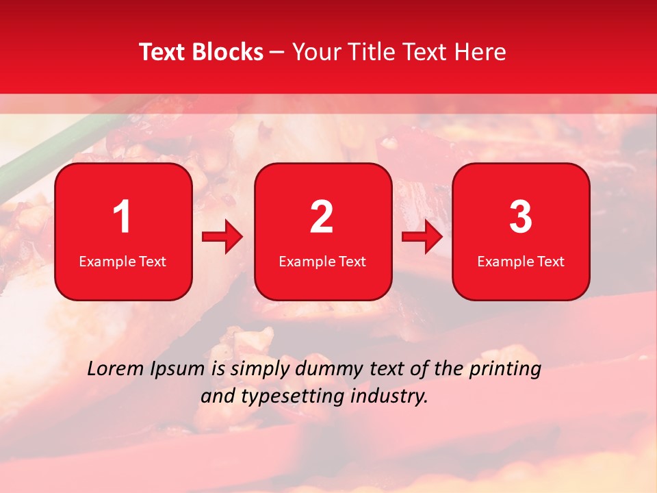 Plate Healthy Delicious PowerPoint Template
