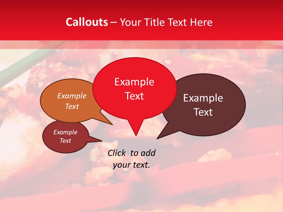 Plate Healthy Delicious PowerPoint Template