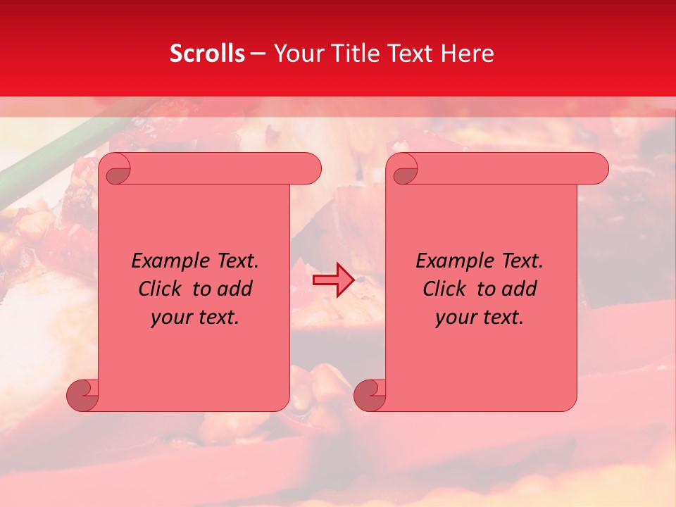 Plate Healthy Delicious PowerPoint Template