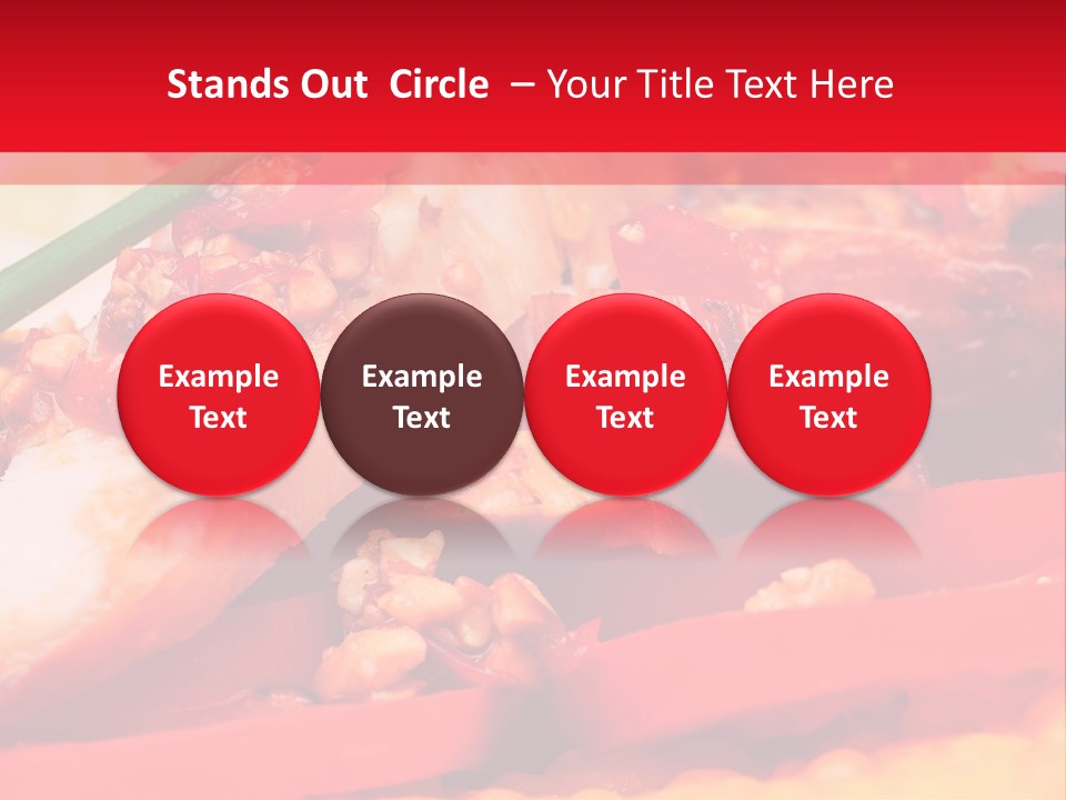 Plate Healthy Delicious PowerPoint Template