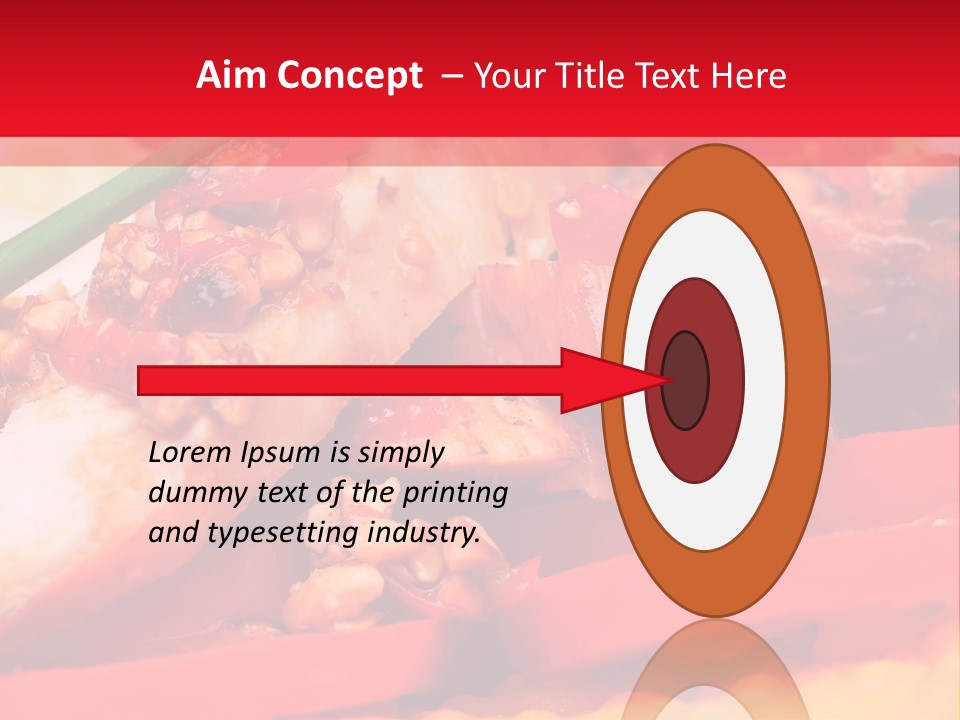 Plate Healthy Delicious PowerPoint Template