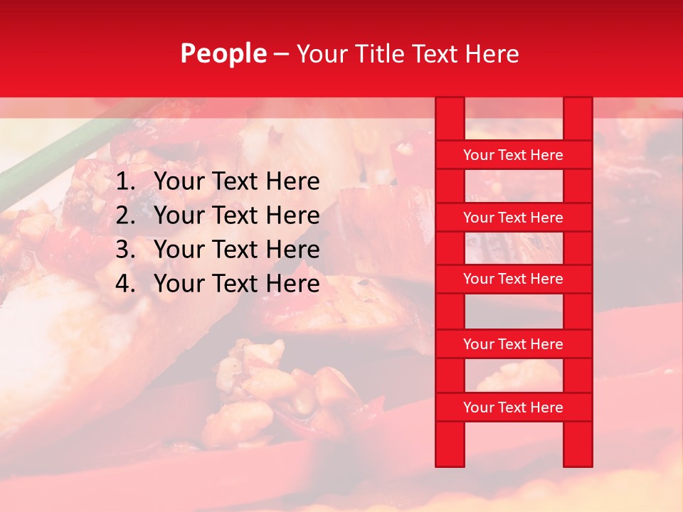 Plate Healthy Delicious PowerPoint Template