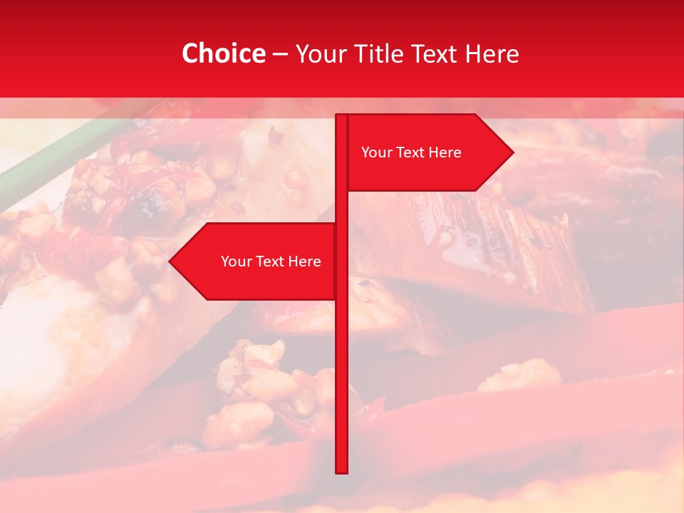 Plate Healthy Delicious PowerPoint Template