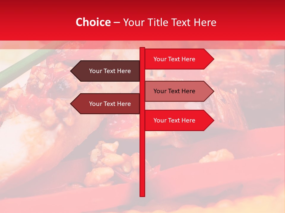 Plate Healthy Delicious PowerPoint Template