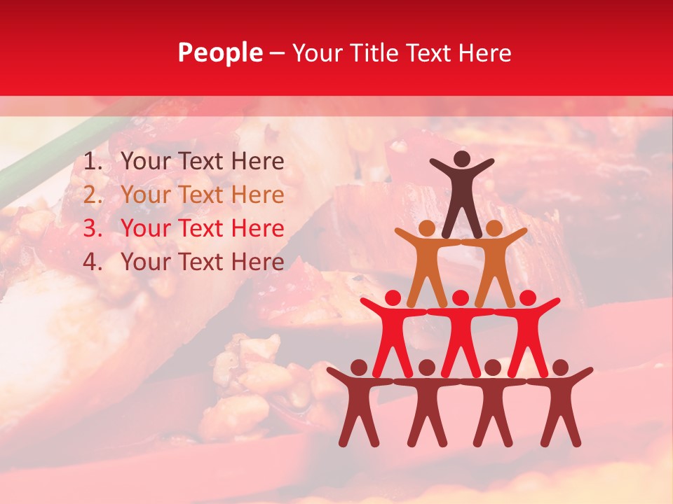 Plate Healthy Delicious PowerPoint Template