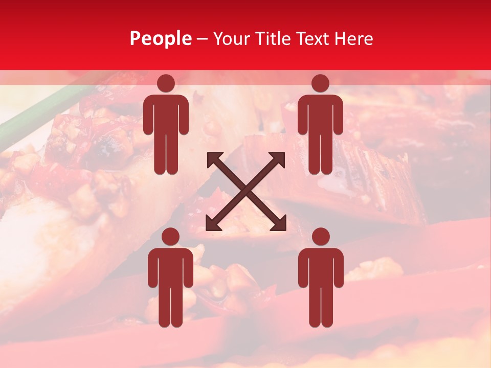 Plate Healthy Delicious PowerPoint Template