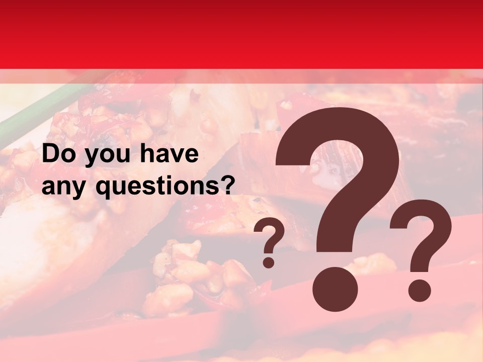 Plate Healthy Delicious PowerPoint Template