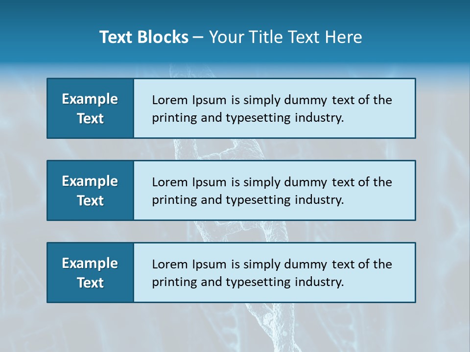 Health Dna Chemistry PowerPoint Template