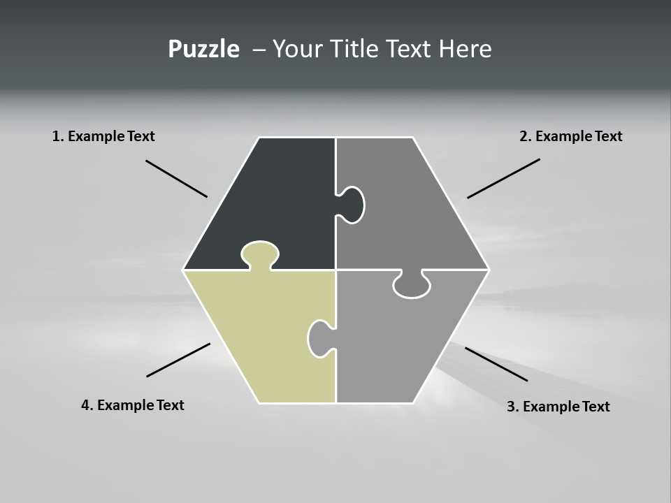 Sea Fall Dark PowerPoint Template