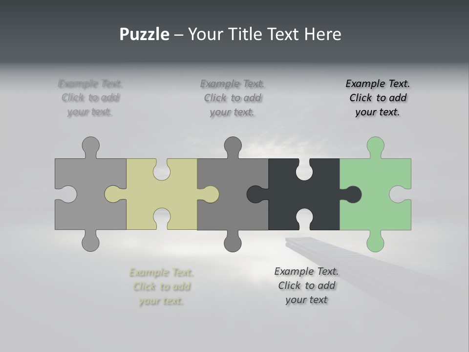 Sea Fall Dark PowerPoint Template