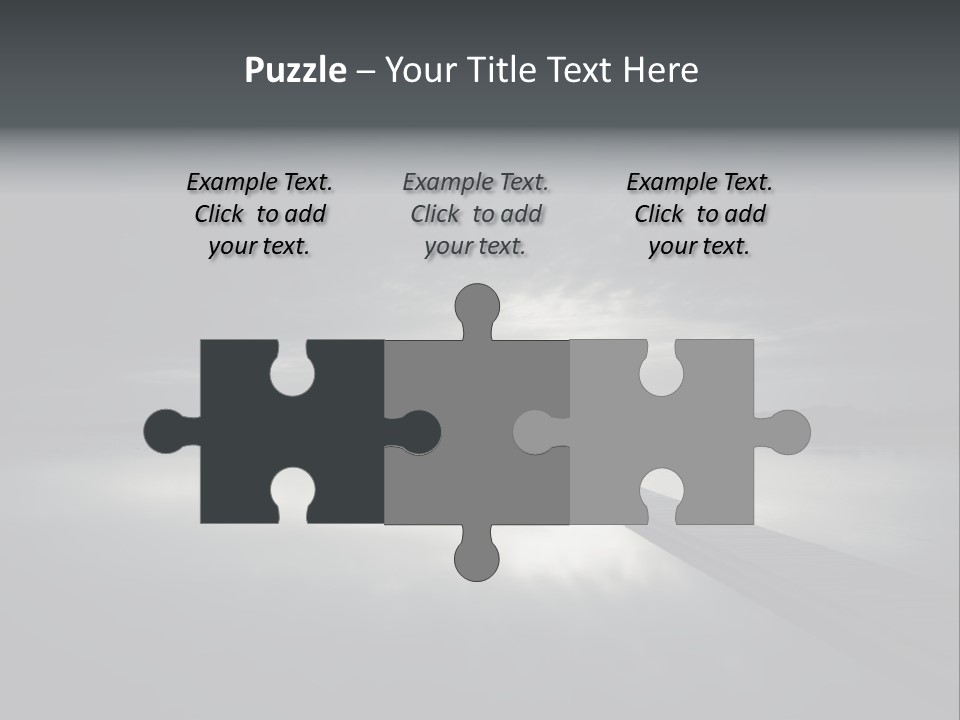 Sea Fall Dark PowerPoint Template