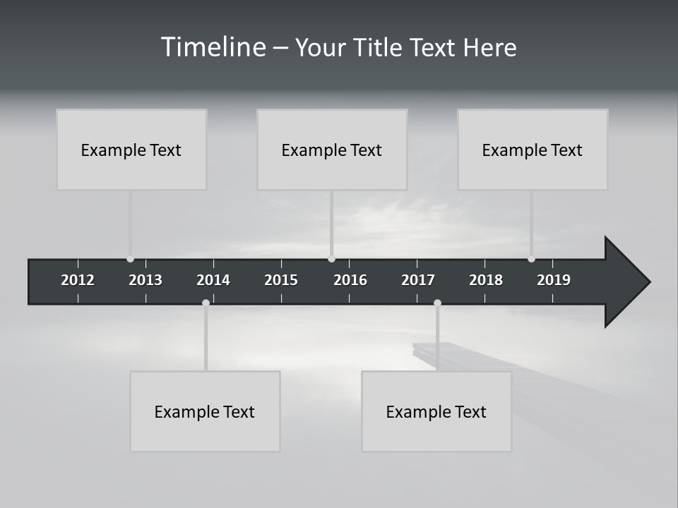 Sea Fall Dark PowerPoint Template