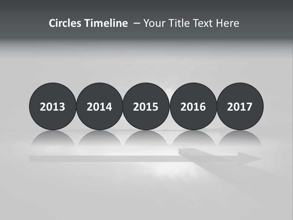 Sea Fall Dark PowerPoint Template