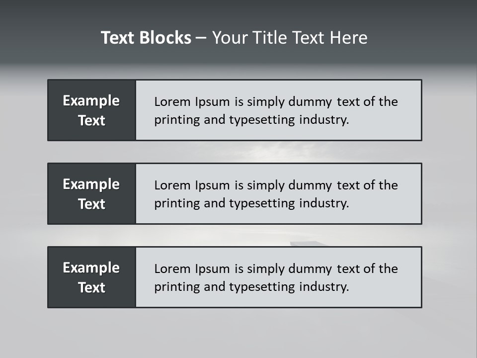 Sea Fall Dark PowerPoint Template
