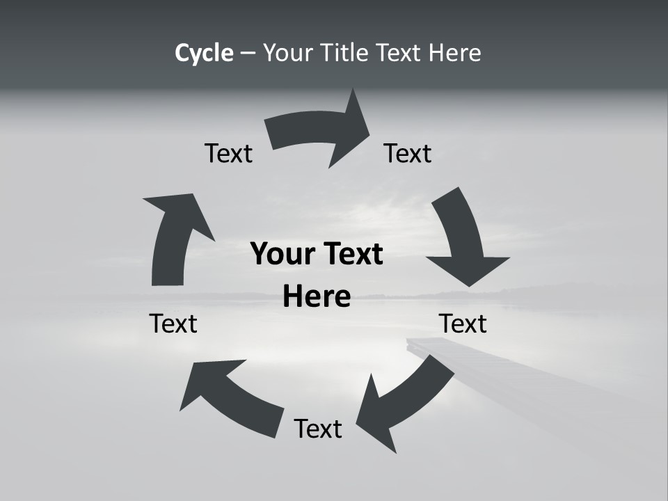 Sea Fall Dark PowerPoint Template